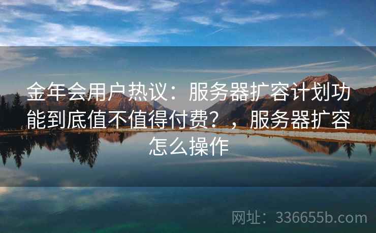 金年会用户热议：服务器扩容计划功能到底值不值得付费？，服务器扩容怎么操作